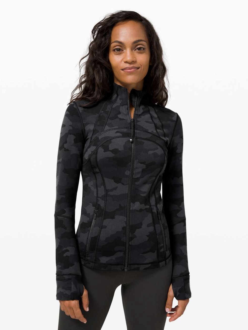 Lululemon Define Jacket in Heritage 365 Camo Deep Coal Multi Size 8
